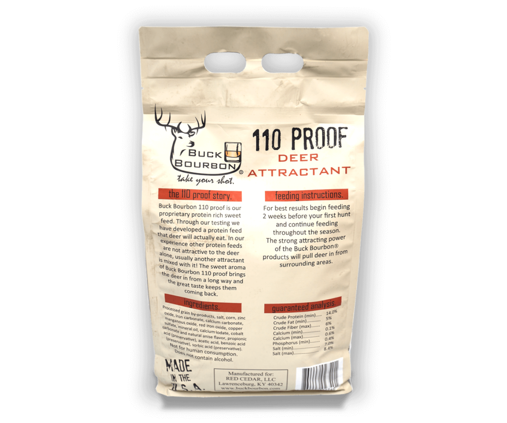 110 PROOF® Deer Attractant Deer Attractant Buck Bourbon
