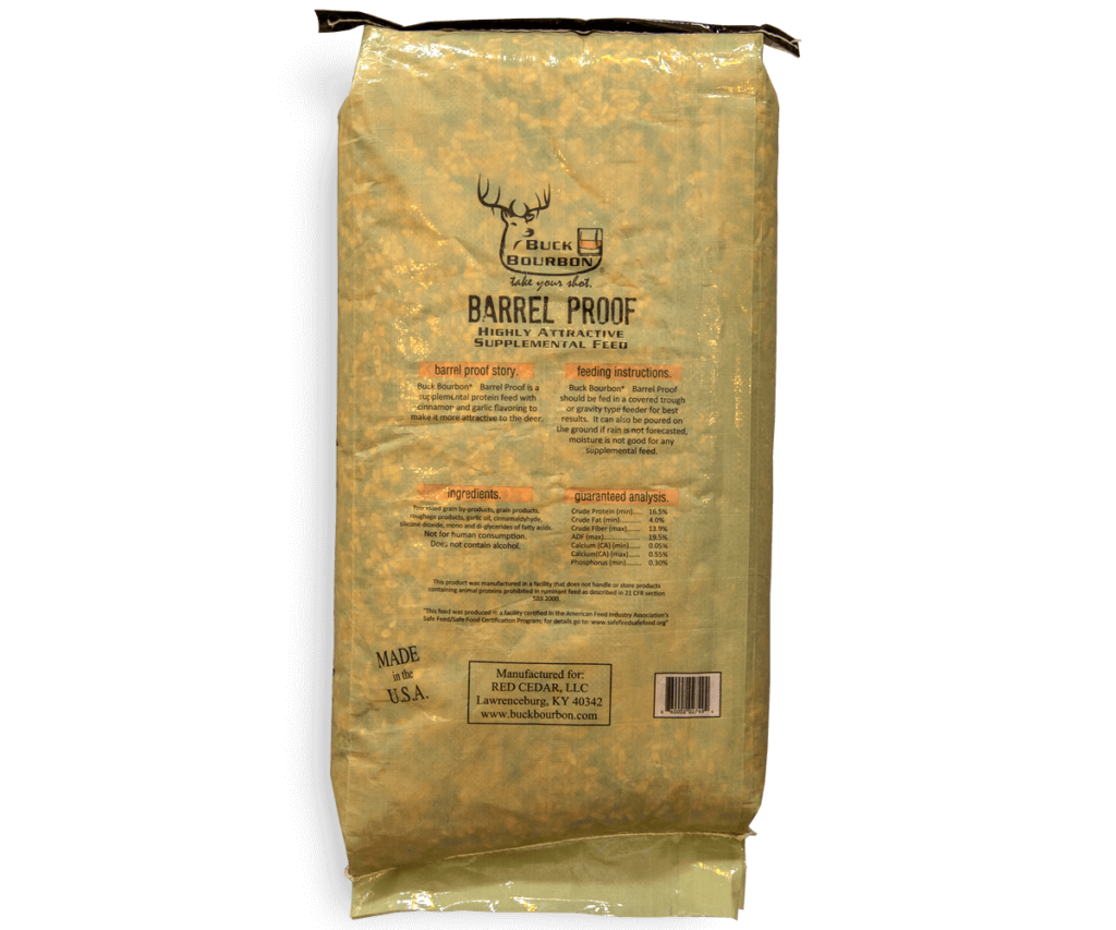 Barrel Proof Deer Attractant Buck Bourbon