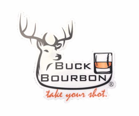 Buck Bourbon Window Decal